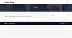 Desktop Screenshot of moodleshare.com