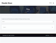Tablet Screenshot of moodleshare.com